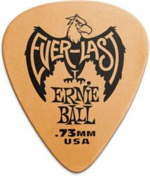 Guitar pick Ernie ball Everlast Pack of 12 Orange 0,73mm