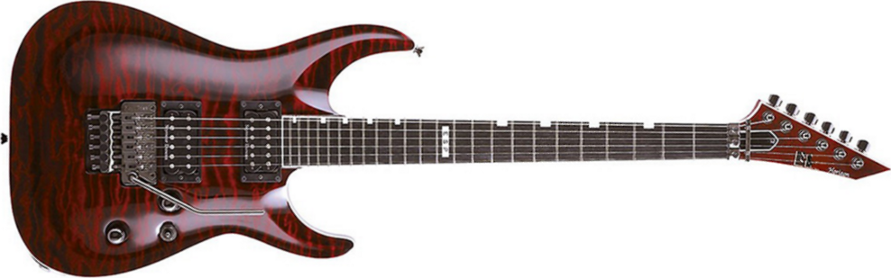 Esp E-ii Horizon Fr Hh Seymour Duncan Fr Eb - See Thru Black Cherry - Str shape electric guitar - Main picture