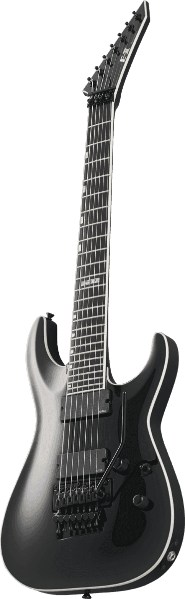 Esp E-ii Horizon Fr-7 Jap 7c 2h Emg Eb - Black - 7 string electric guitar - Variation 1