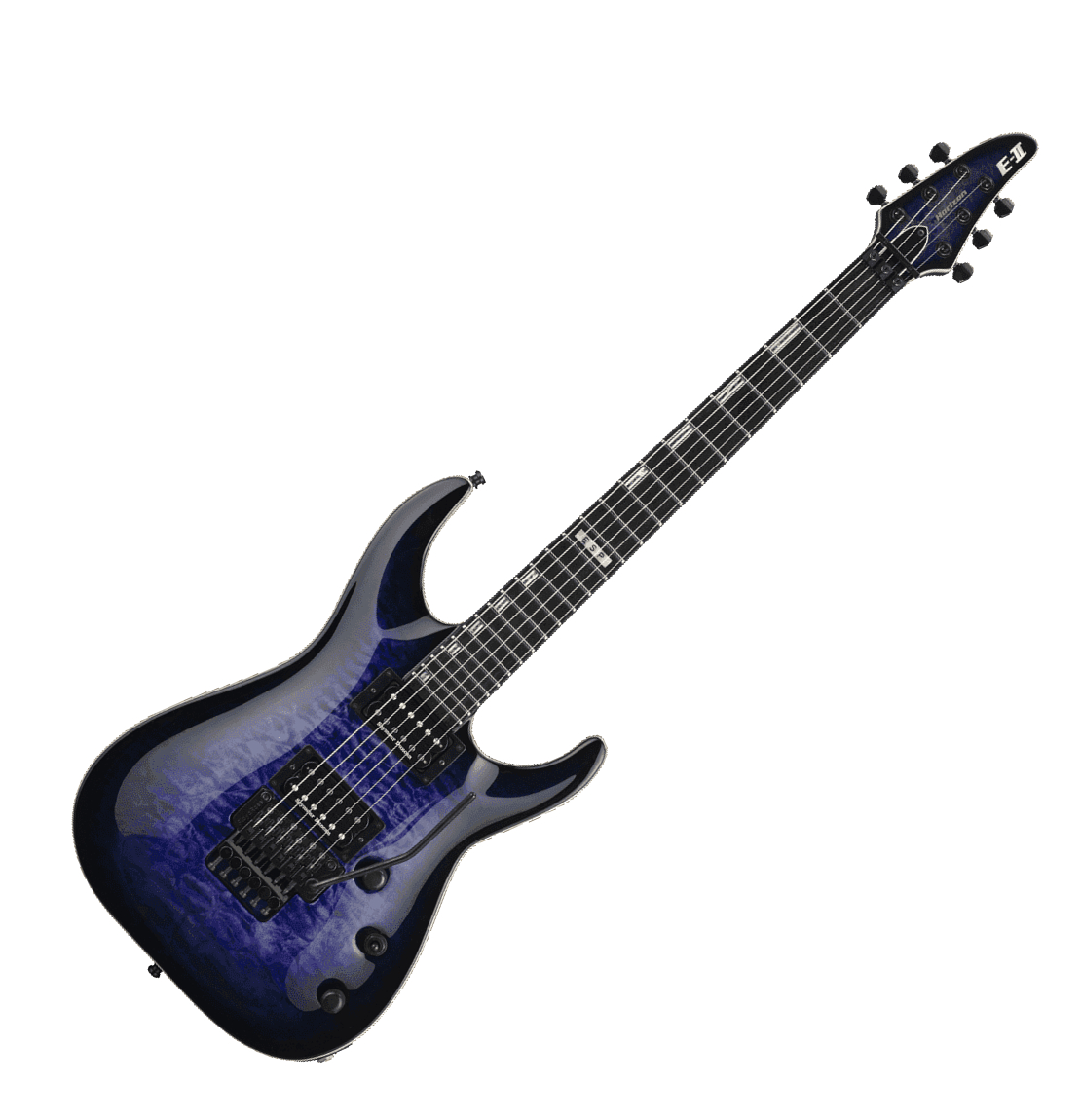 Esp E-ii Horizon Fr Rdb Hh Seymour Duncan Eb - Reindeer Blue - Str shape electric guitar - Variation 1