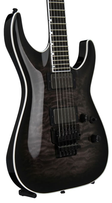 Esp E-ii Horizon Fr-ii Hh Emg Fr Eb - See Thru Black - Str shape electric guitar - Variation 2