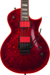 Single cut electric guitar Esp Custom Shop Gary Holt EC (Japan) #E935022 - Liquid metal lava