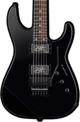 Str shape electric guitar Esp Custom Shop Kirk Hammett KH-2 Neck Thru Body (Japan) - Black