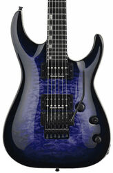 Str shape electric guitar Esp E-II Horizon - Reindeer blue