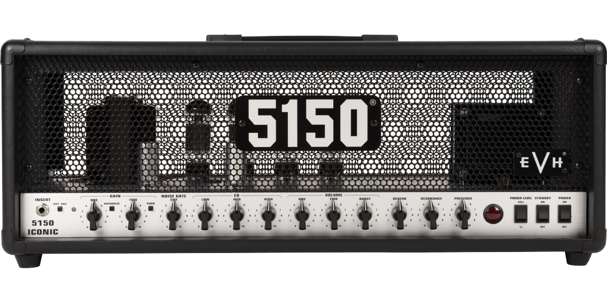 Evh 5150 Iconic Series Head 80w Black - Electric guitar amp head - Variation 1