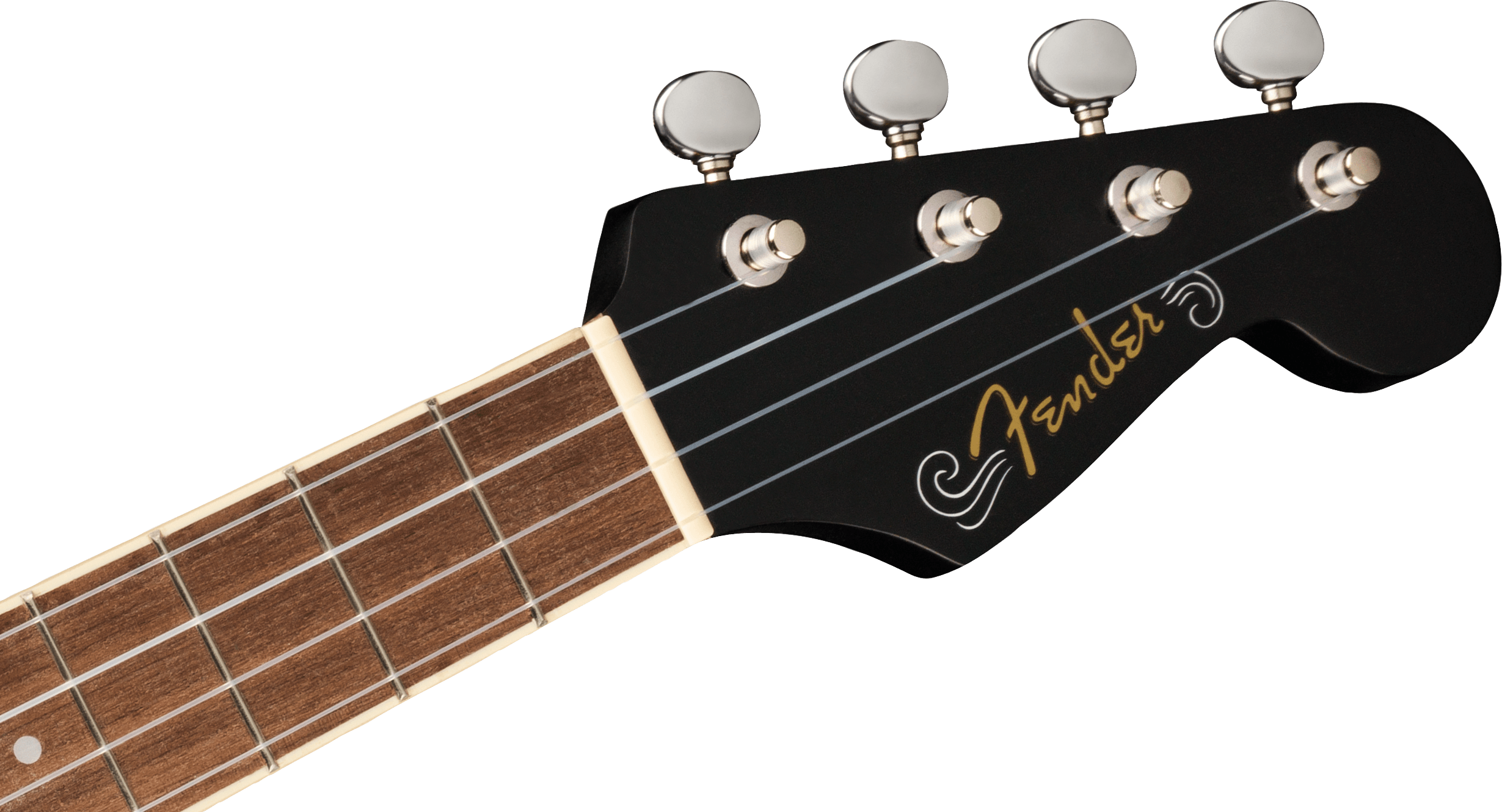 Fender Avalon Tenor Wal - Black - Ukulele - Variation 3