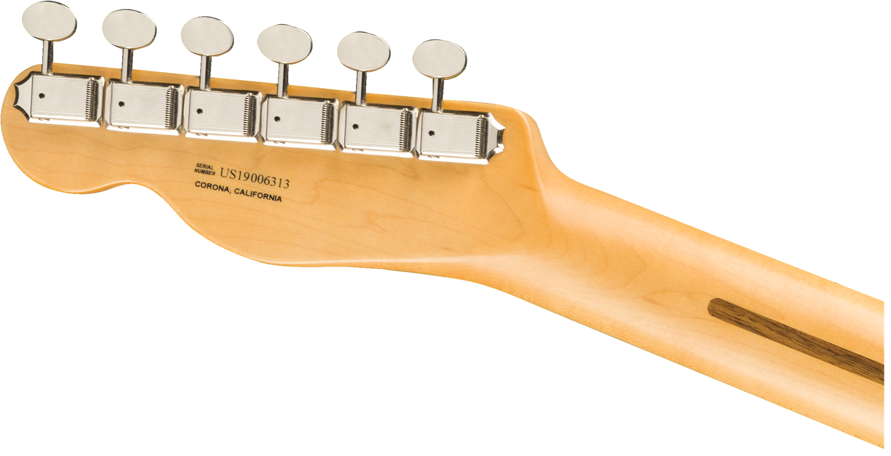 Fender Britt Daniel Tele Thinline Signature Ss Mn - Amarillo Gold - Semi-hollow electric guitar - Variation 3