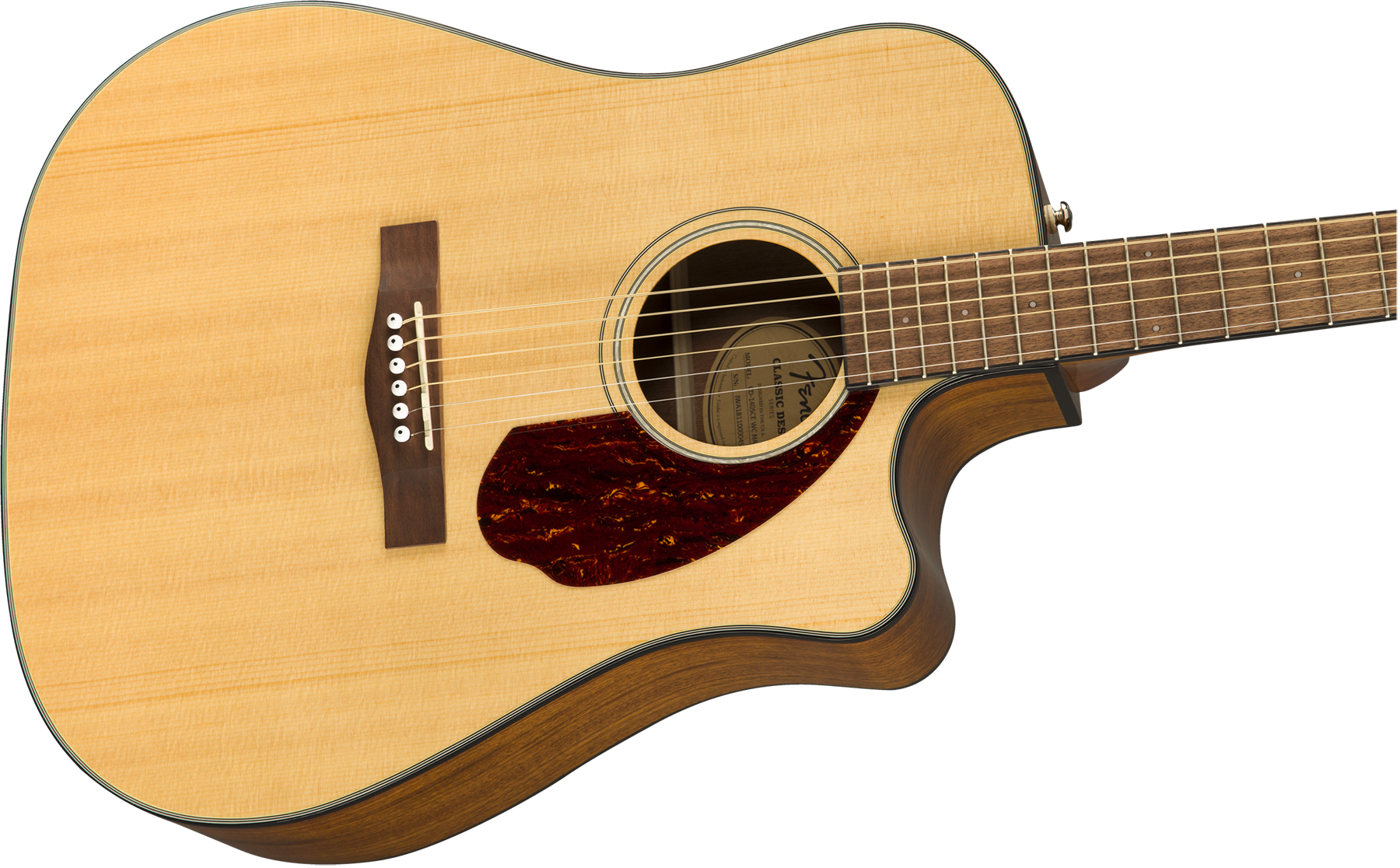 Fender Cd-140sce Classic Design Dreadnought Cw Epicea Ovangkol Wal +etui - Natural - Electro acoustic guitar - Variation 2