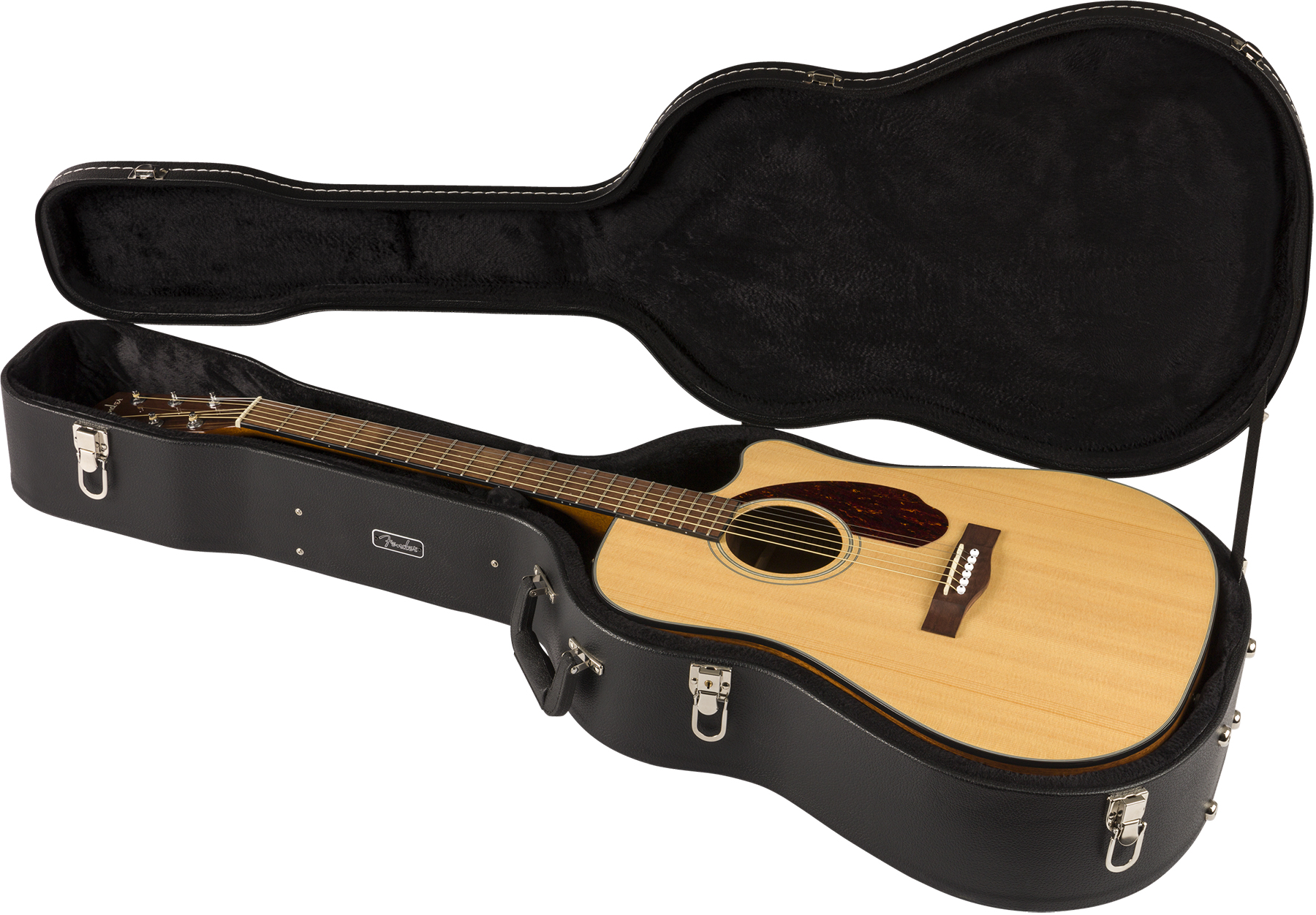 Fender Cd-140sce Classic Design Dreadnought Cw Epicea Ovangkol Wal +etui - Natural - Electro acoustic guitar - Variation 5