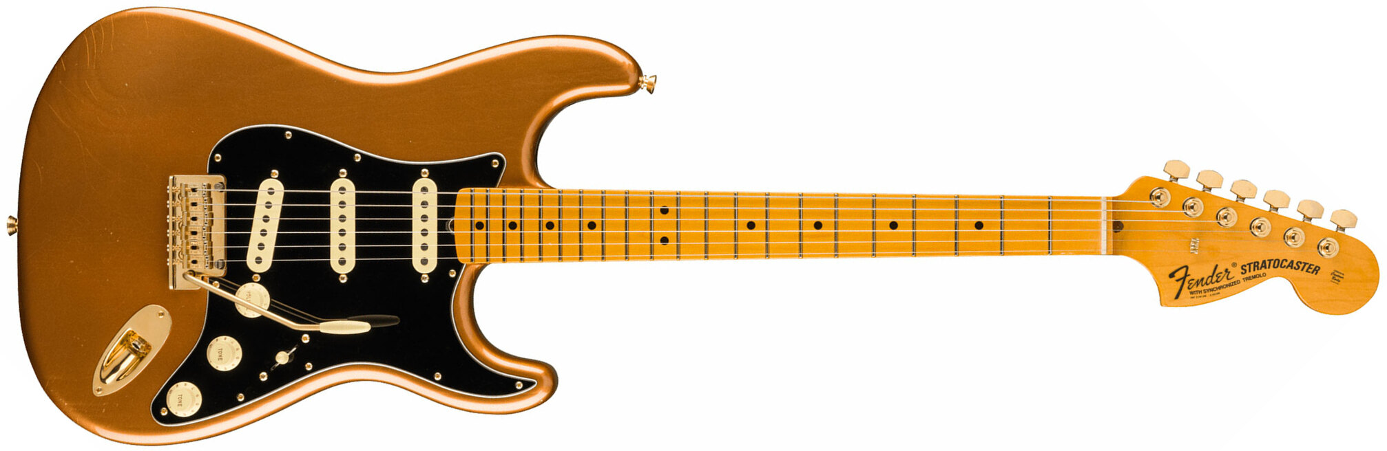 Fender Bruno Mars Strat Usa Signature 3s Trem Mn - Mars Mocha - Signature electric guitar - Main picture