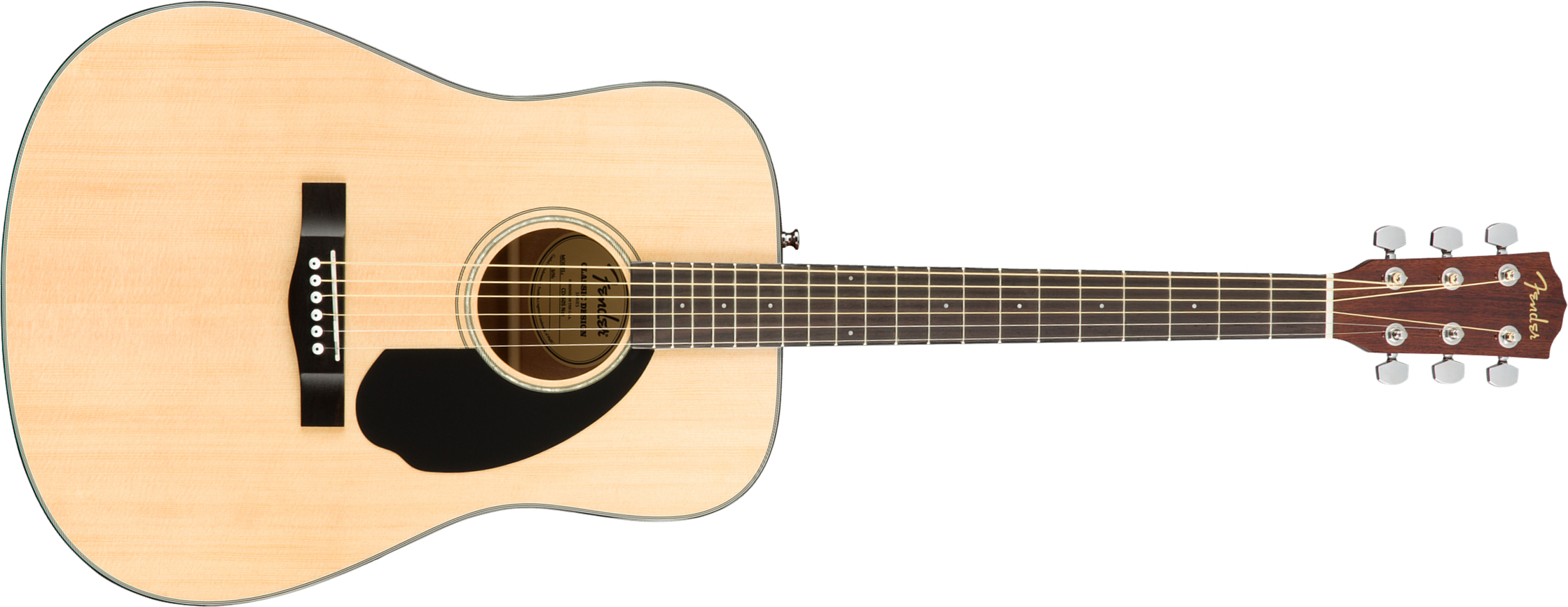 Fender Cd-60s 2019 Dreadnought Epicea Acajou Wal - Natural - Acoustic guitar & electro - Main picture
