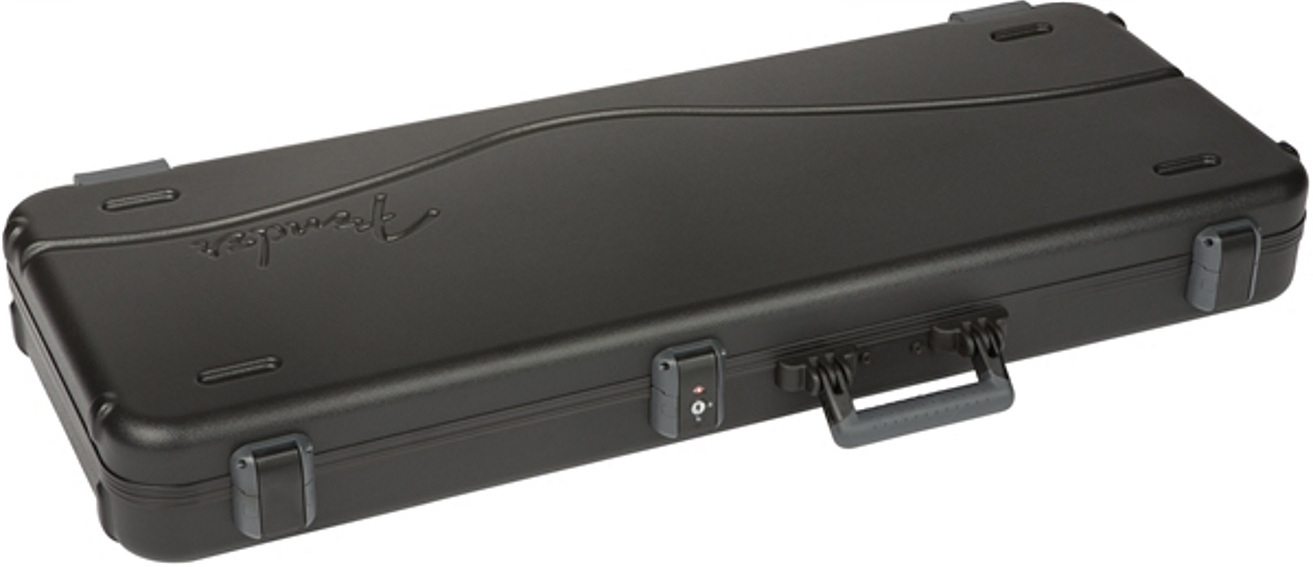 Fender Deluxe Molded Case Lh Electric/jazz/precision Bass Lh Gaucher - Electric bass gig bag - Main picture