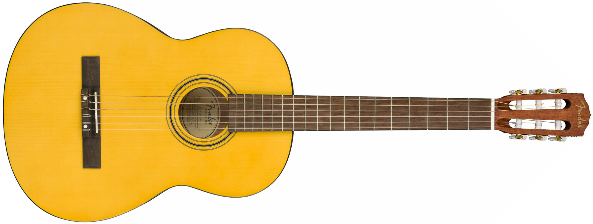 Fender Esc-110 Wide Neck Educational 4/4 Epicea Okoume Noy - Vintage Natural - Classical guitar 4/4 size - Main picture