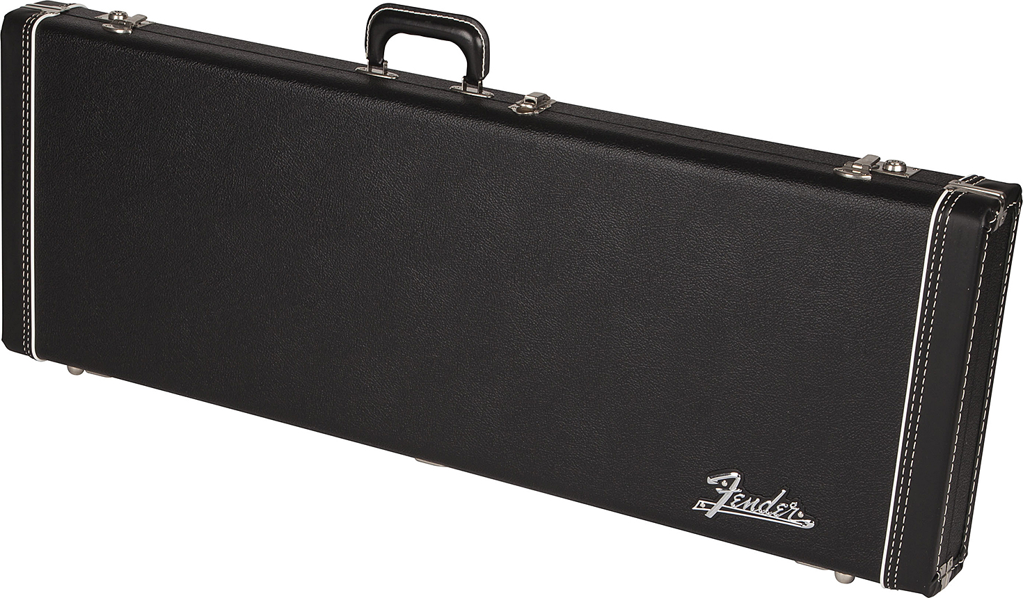 Fender Guit. Elect. Jaguar Ou Jazzmaster Deluxe Rextangulaire Black Interieur Orange - Electric guitar case - Main picture