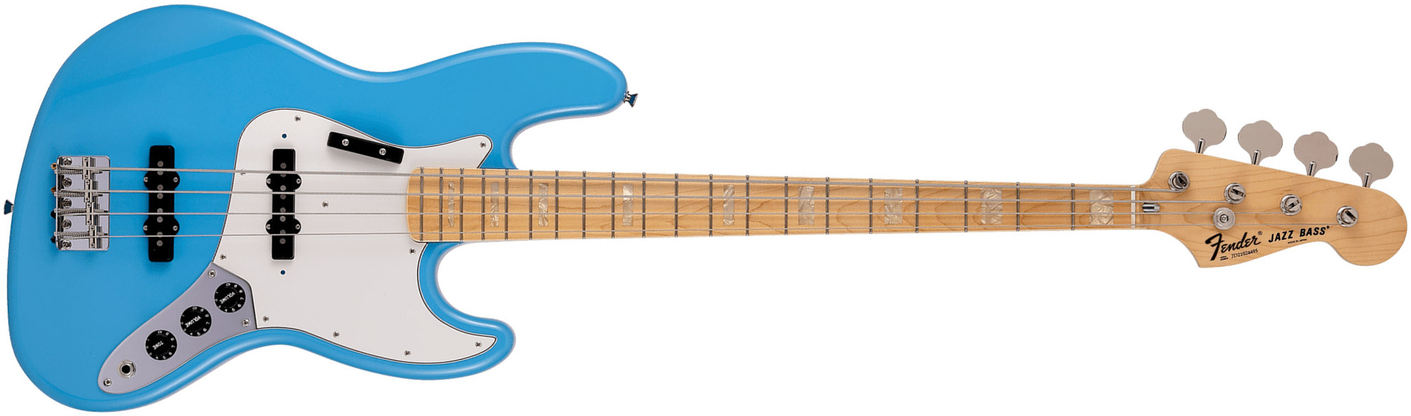 Fender Jazz Bass International Color Ltd Jap Mn - Maui Blue - Solid body electric bass - Main picture