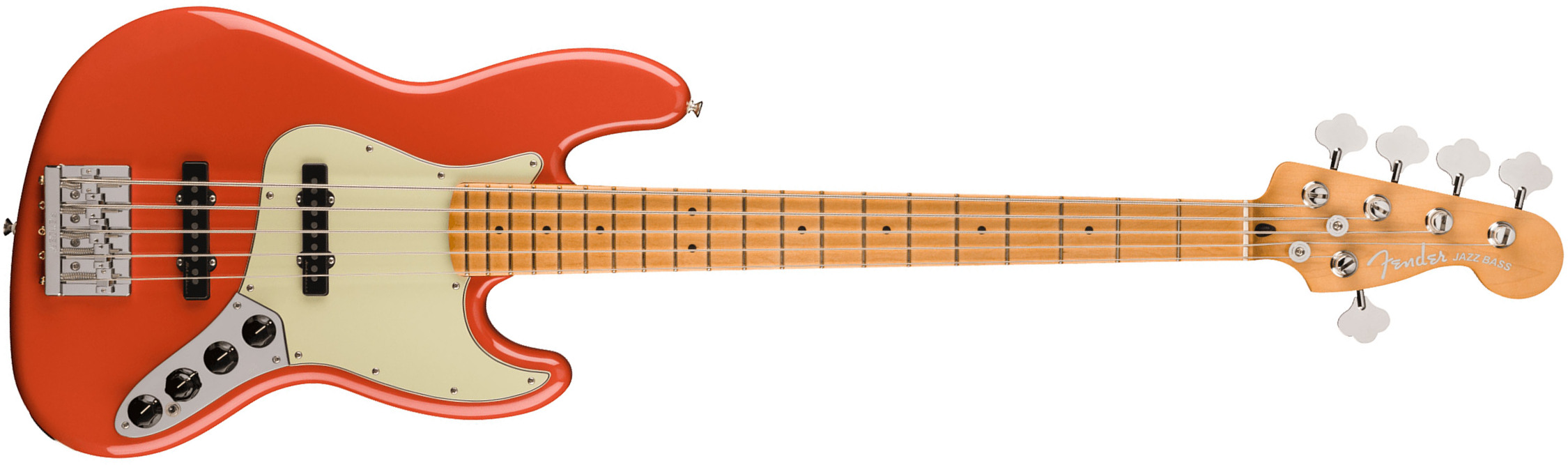 Fender Jazz Bass Player Plus V 2023 Mex 5c Active Mn - Fiesta Red - Solid body electric bass - Main picture