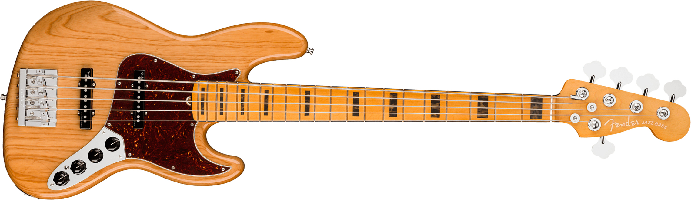 Fender Jazz Bass V American Ultra 2019 Usa 5-cordes Mn - Aged Natural - Solid body electric bass - Main picture