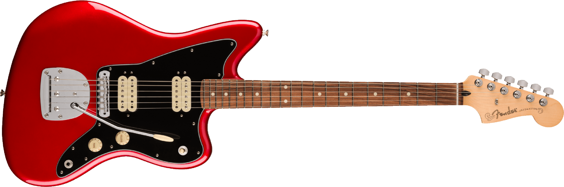 Fender Jazzmaster Player Hh Mex 2023 Trem 2h Pf - Candy Apple Red - Retro rock electric guitar - Main picture