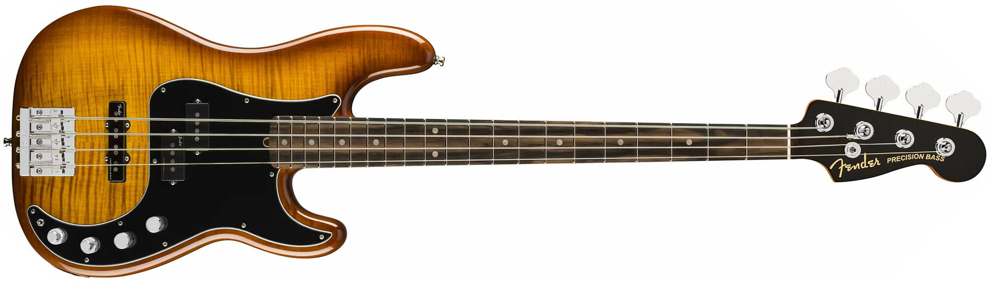 Fender Precision Bass American Ultra Usa Ltd Eb - Tiger's Eye - Solid body electric bass - Main picture