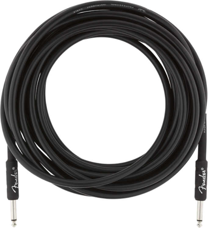 Fender Professional Instrument Cable Droit/droit 25ft Black - Cable - Main picture