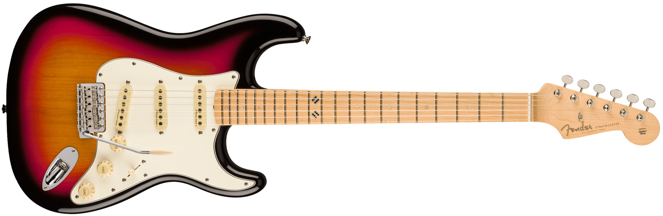 Fender Steve Lacy Strat People Pleaser Mex Signature 3s Trem Mn - Chaos Burst - Str shape electric guitar - Main picture