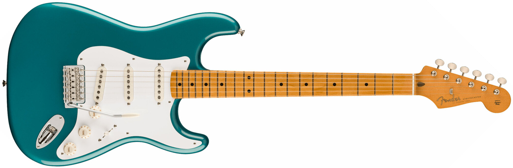 Fender Strat 50s Vintera 2 Mex 3s Trem Mn - Ocean Turquoise - Str shape electric guitar - Main picture