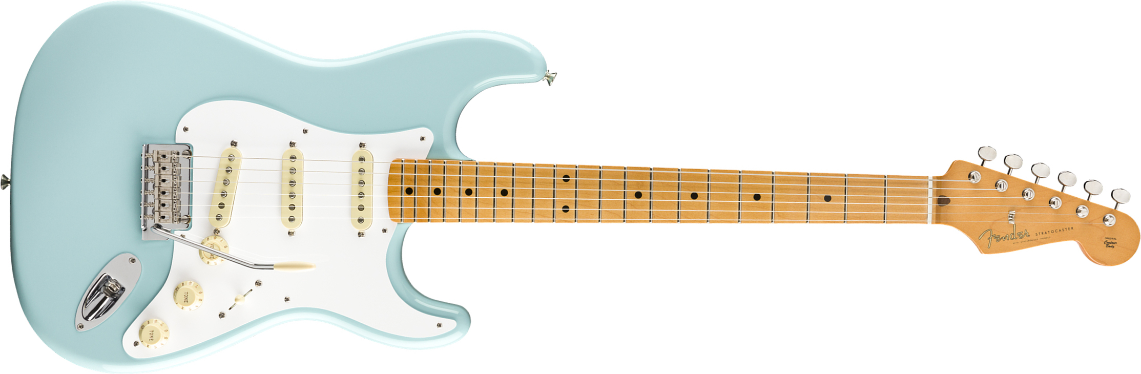 Fender Strat 50s Vintera Modified Mex Mn - Daphne Blue - Str shape electric guitar - Main picture