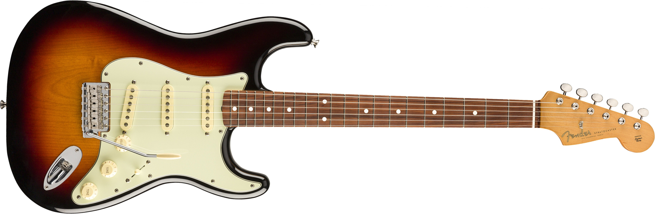 Fender Strat 60s Vintera Vintage Mex Pf - 3-color Sunburst - Str shape electric guitar - Main picture
