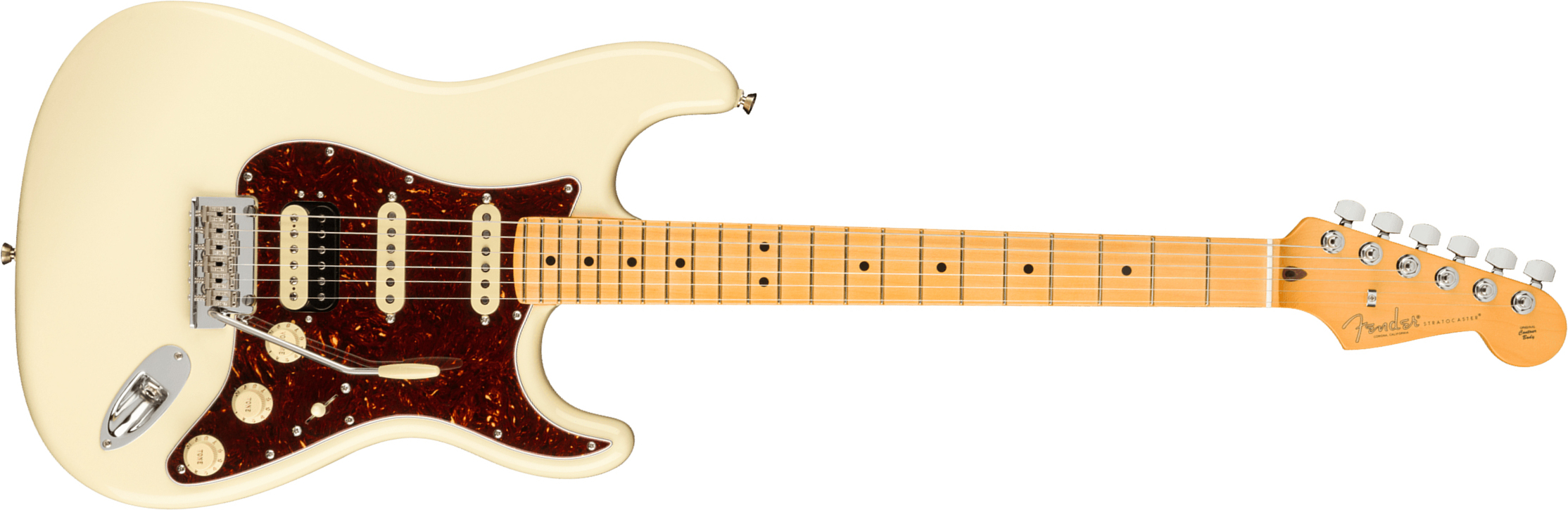 Fender Strat American Professional Ii Hss Usa Mn - Olympic White - Str shape electric guitar - Main picture