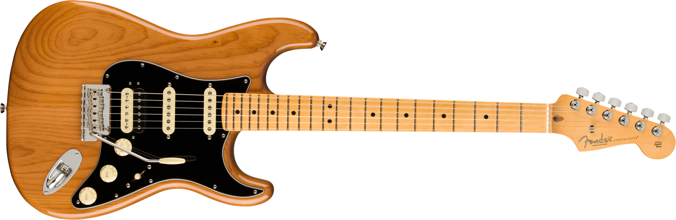 Fender Strat American Professional Ii Hss Usa Mn - Roasted Pine - Str shape electric guitar - Main picture