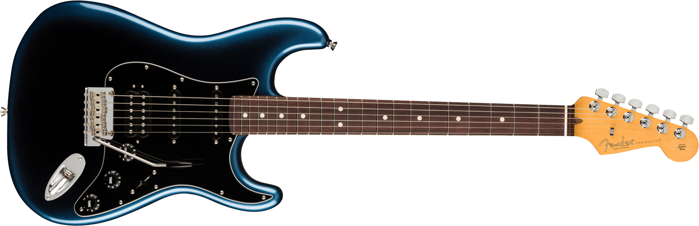 Fender Strat American Professional Ii Hss Usa Rw - Dark Night - Str shape electric guitar - Main picture