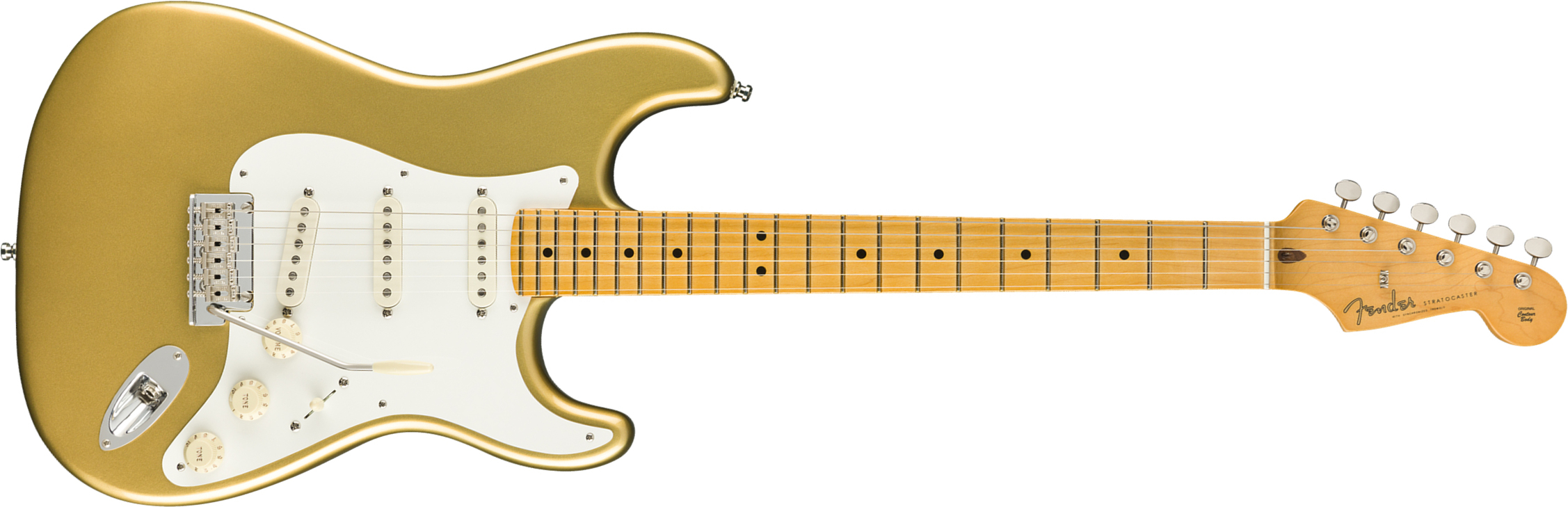 Fender Strat Lincoln Brewster Usa Signature Mn - Aztec Gold - Str shape electric guitar - Main picture