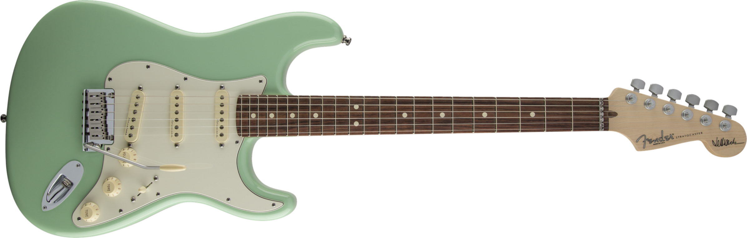 Fender Stratocaster Jeff Beck - Surf Green - Str shape electric guitar - Main picture