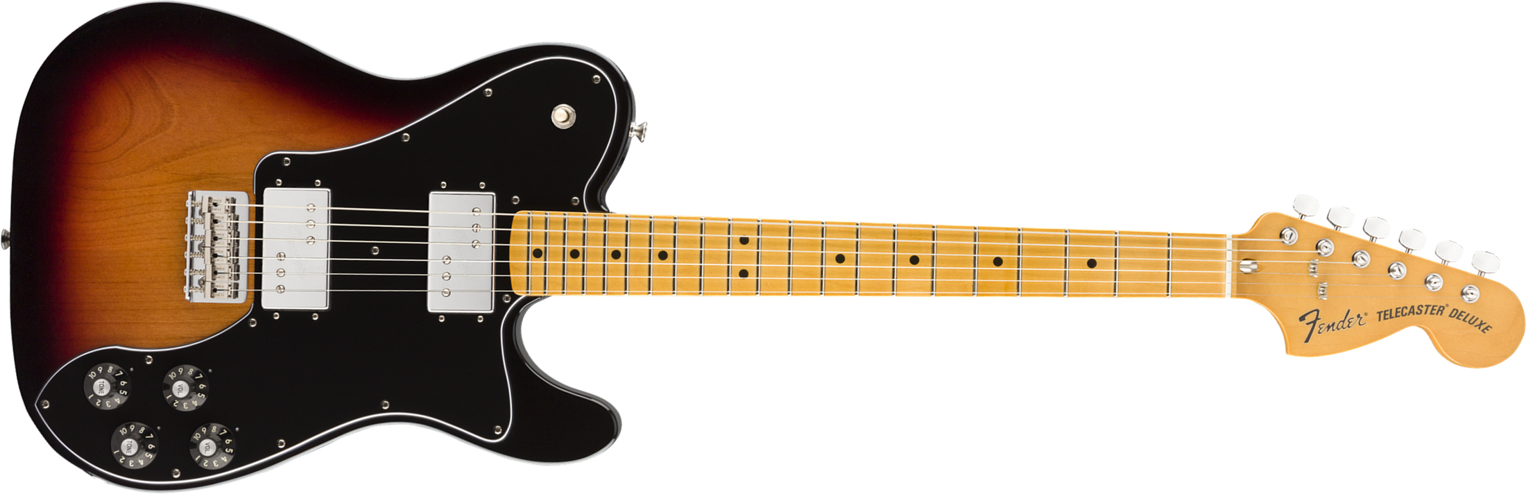 Fender Tele 70s Deluxe Vintera Vintage Mex Mn - 3-color Sunburst - Tel shape electric guitar - Main picture