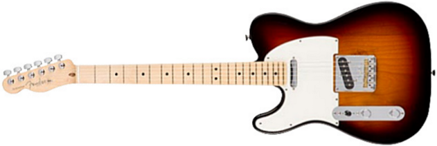 Fender Tele American Professional Lh Usa Gaucher 2s Mn - 3-color Sunburst - Left-handed electric guitar - Main picture