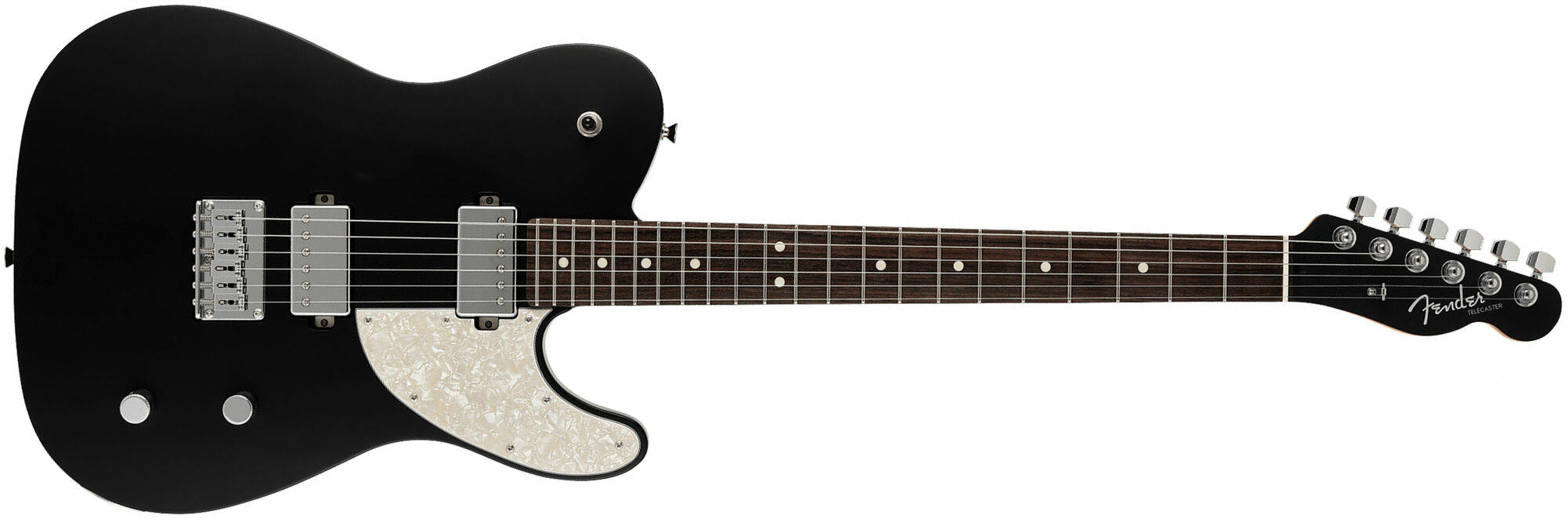 Fender Tele Elemental Mij Jap 2h Ht Rw - Stone Black - Tel shape electric guitar - Main picture