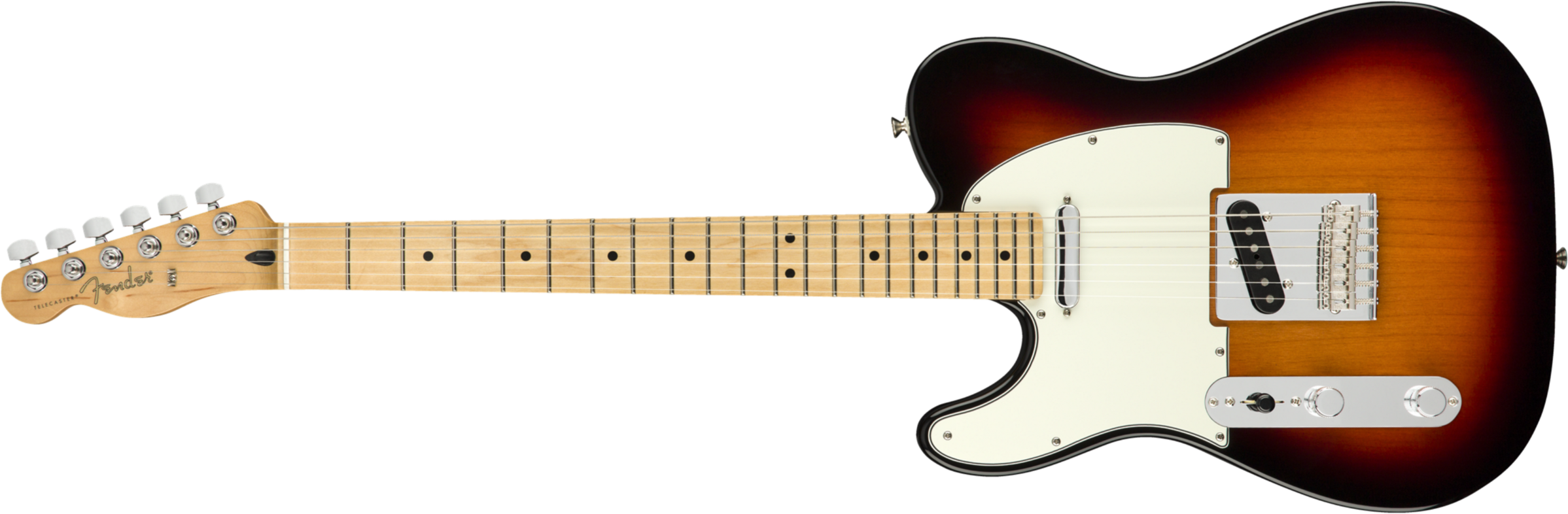 Fender Tele Player Lh Gaucher Mex Ss Mn - 3-color Sunburst - Left-handed electric guitar - Main picture