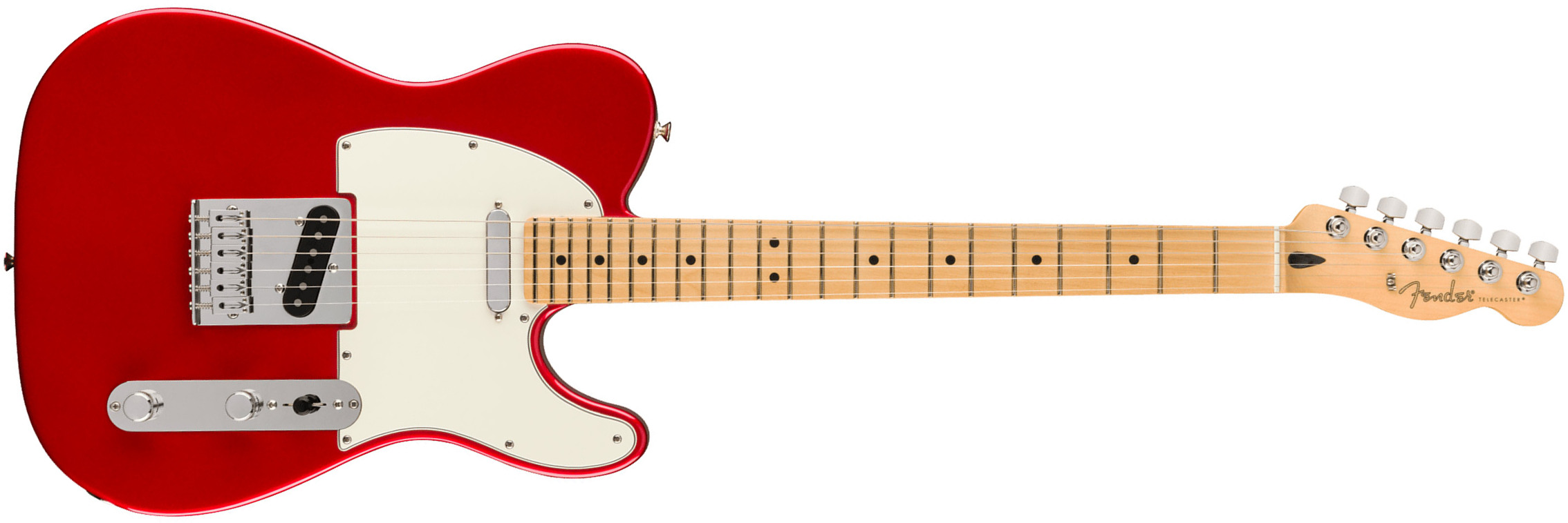 Fender Tele Player Mex 2023 2s Ht Mn - Candy Apple Red - Tel shape electric guitar - Main picture