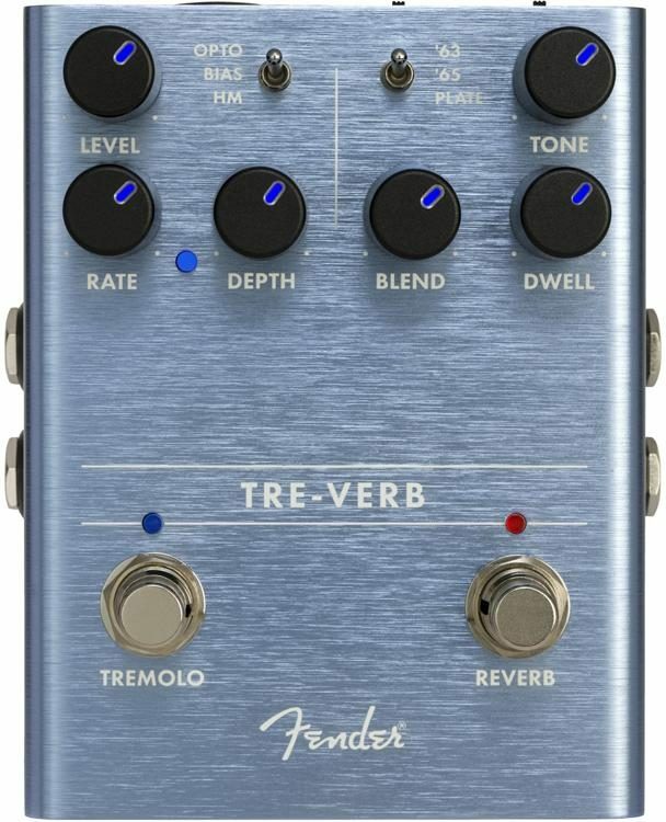 Fender Tre-verb Digital Reverb/tremolo - Reverb, delay & echo effect pedal - Main picture