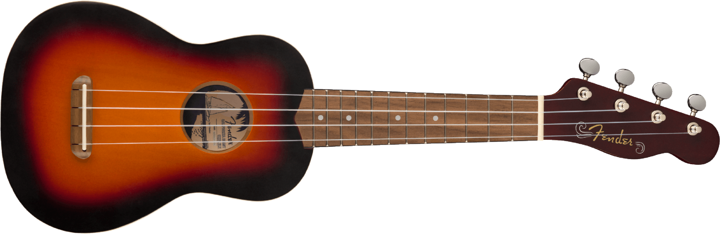 Fender Venice Soprano Uke California Coast Nato Wal - 2-color Sunburst - Ukulele - Main picture