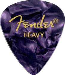 Guitar pick Fender Premium Celluloid 351 Heavy purple moto