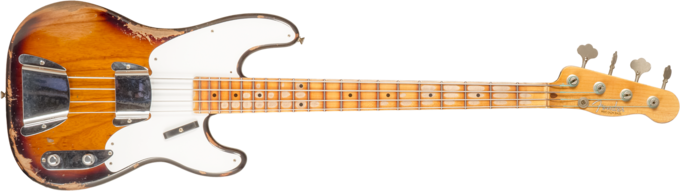 Fender Custom Shop 1955 Precision Bass #R133839 - Heavy relic 2-color sunburst
