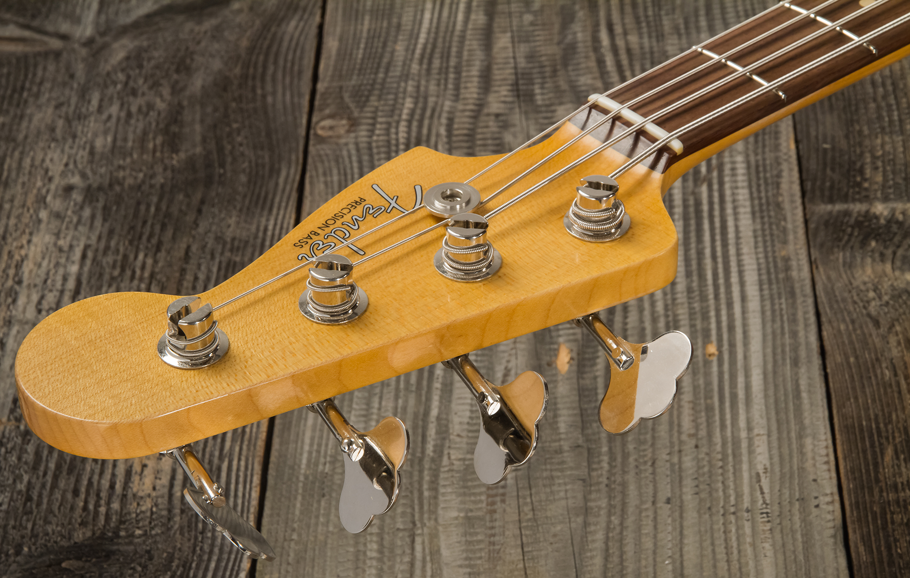 Fender Custom Shop Precision Bass 1962 Rw #r126357 - Journeyman Relic Fiesta Red - Solid body electric bass - Variation 7