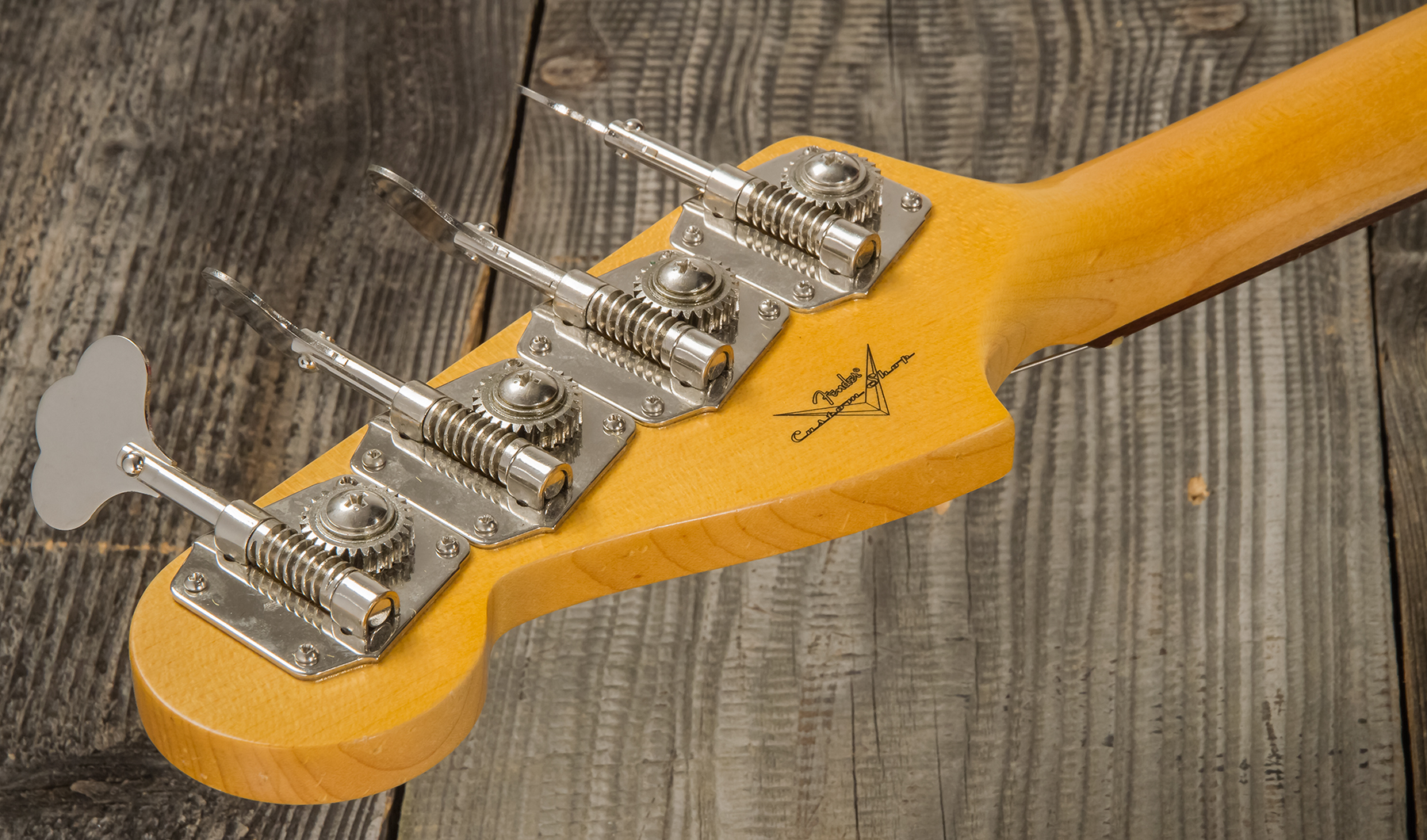 Fender Custom Shop Precision Bass 1962 Rw #r126357 - Journeyman Relic Fiesta Red - Solid body electric bass - Variation 8