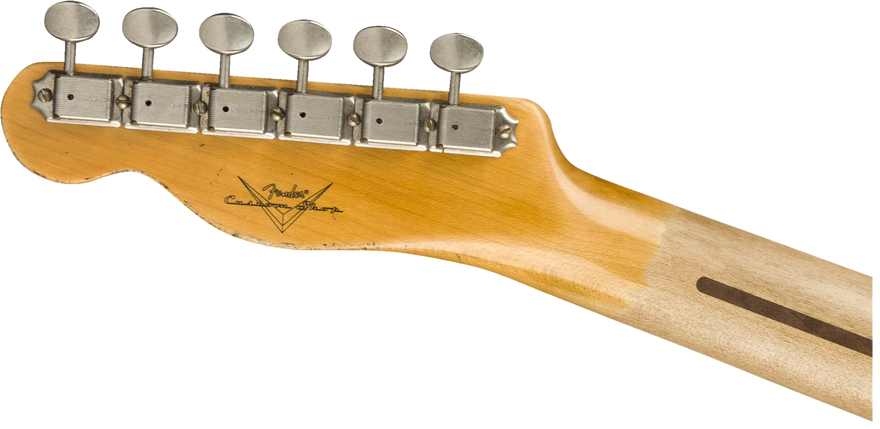 Fender Custom Shop Tele 1952 2019 Mn - Heavy Relic Aged Nocaster Blonde - Tel shape electric guitar - Variation 3