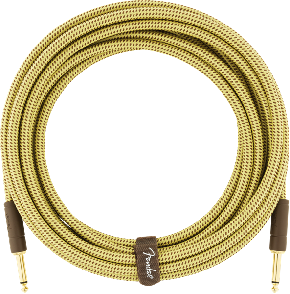 Fender Deluxe Instrument Cable Droit/droit 10ft Tweed - Cable - Variation 1