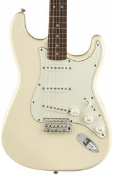 Str shape electric guitar Fender Albert Hammond Jr. Stratocaster (MEX, RW) - Olympic white