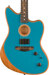 Folk guitar Fender American Acoustasonic Jazzmaster - Ocean turquoise