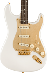 Str shape electric guitar Fender Custom Shop 75th Anniversary Stratocaster - Nos diamond white pearl