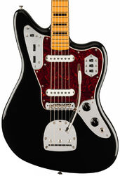 Retro rock electric guitar Fender Vintera II '70s Jaguar (MEX, MN) - Black